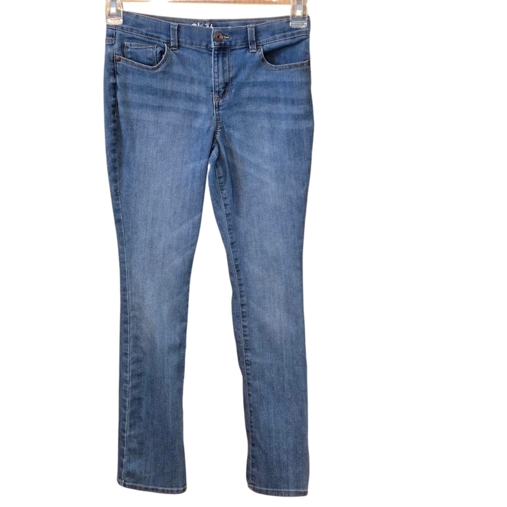 B'Gosh Bootcut Denim Blue Jeans with Comfortable Fit 5 pocket Girls size 12R EUC